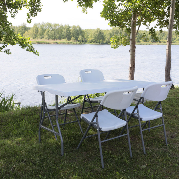 Изображение товара Стол складной AksHome 152x76x74 (белый)