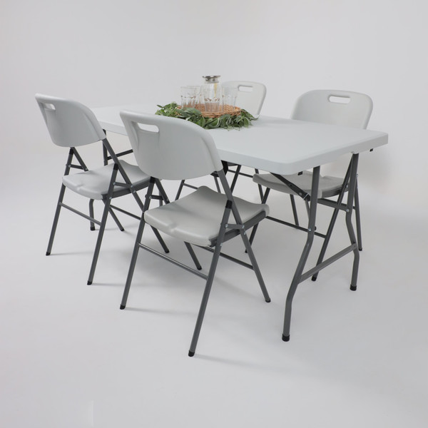 Изображение товара Стол складной AksHome 152x76x74 (белый)