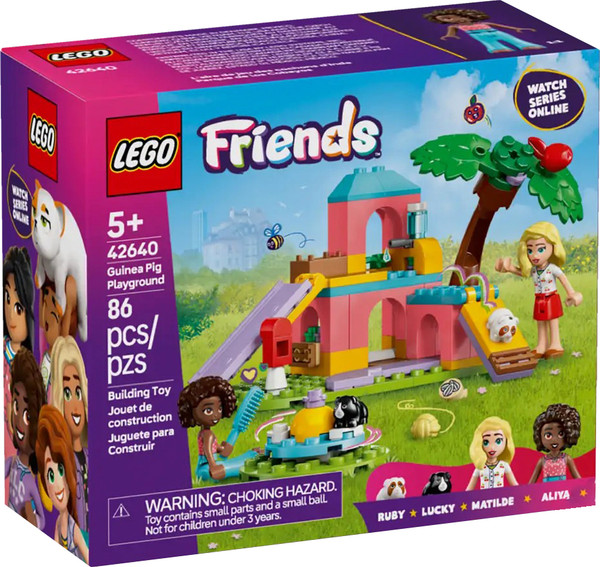 Изображение товара Конструктор Lego Friends Игровая площадка для морских свинок 42640
