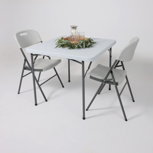 Изображение товара Стол складной AksHome 86x86x74 (белый)
