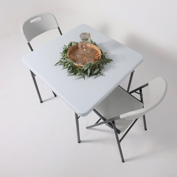 Изображение товара Стол складной AksHome 86x86x74 (белый)
