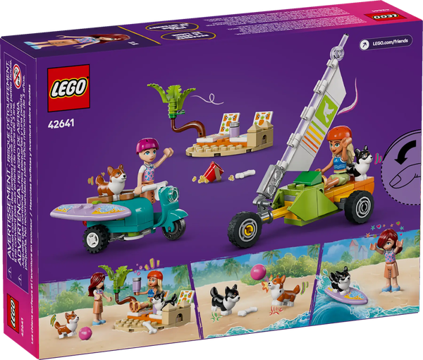 Изображение товара Конструктор Lego Friends Собаки-серфингисты и приключения на скутере 42641