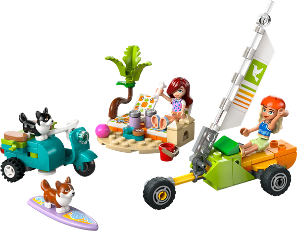 Изображение товара Конструктор Lego Friends Собаки-серфингисты и приключения на скутере 42641