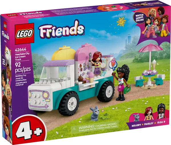 Изображение товара Конструктор Lego Friends Грузовик с мороженым в Хартлейк-сити 42644