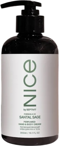 Изображение товара Крем для тела NICE by Septivit Formula 02 Парфюмированный для рук и тела (300мл)