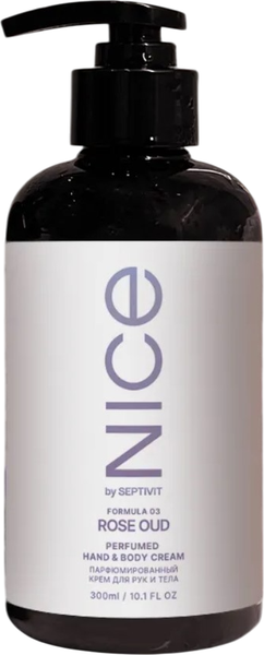 Изображение товара Крем для тела NICE by Septivit Formula 03 Парфюмированный для рук и тела (300мл)