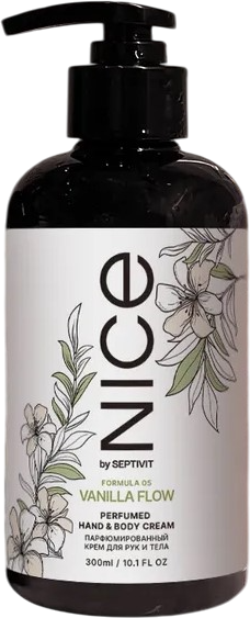 Изображение товара Крем для тела NICE by Septivit Formula 05 Парфюмированный для рук и тела (300мл)