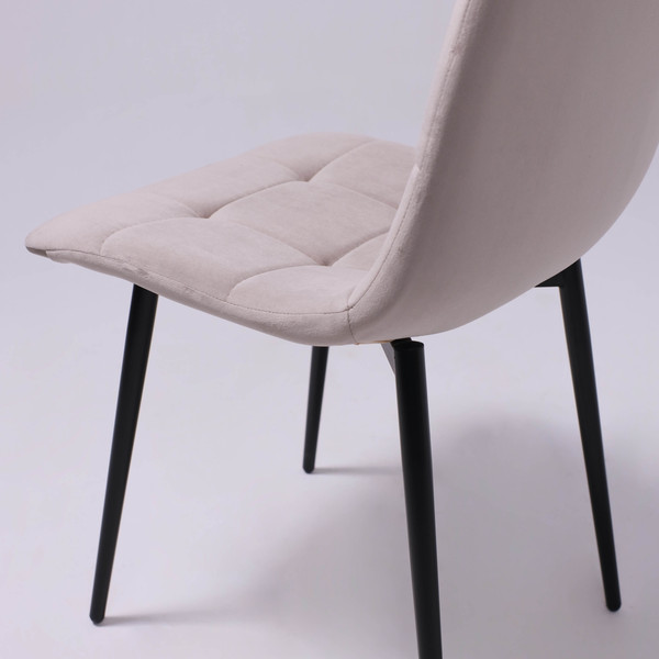 Изображение товара Стул Алвест AV 406-N (бежевый бархат Confetti smoke/черный)