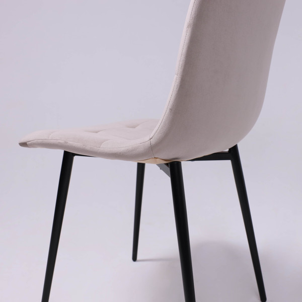 Изображение товара Стул Алвест AV 406-N (бежевый бархат Confetti smoke/черный)