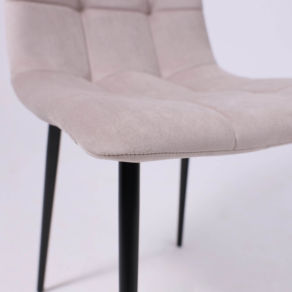 Изображение товара Стул Алвест AV 406-N (бежевый бархат Confetti smoke/черный)