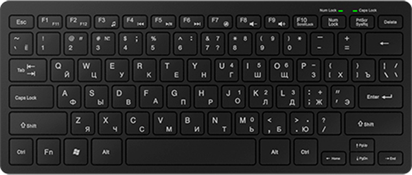 Изображение товара Клавиатура Maxvi KWS-03 Mini (черный)