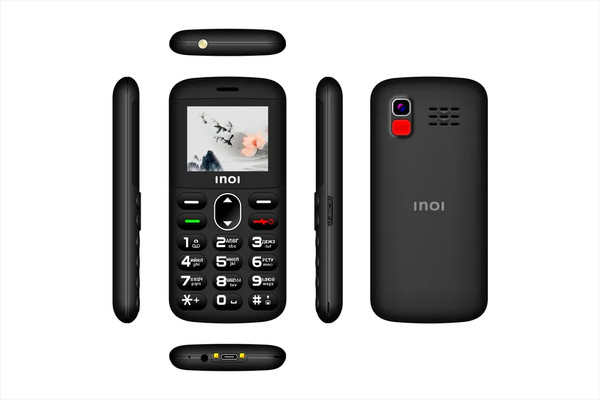 Изображение товара Мобильный телефон Inoi 148 Senior 4G (черный)