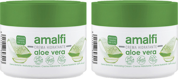 Изображение товара Крем для тела Amalfi Универсальный увлажняющий с алоэ вера (2x250мл)