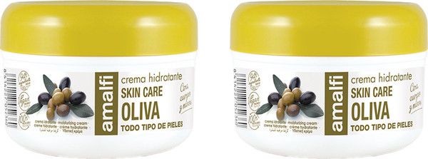 Изображение товара Крем для тела Amalfi Универсальный увлажняющий с маслом оливы (2x200мл)