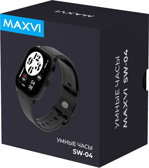 Изображение товара Умные часы Maxvi SW-04 (черный)