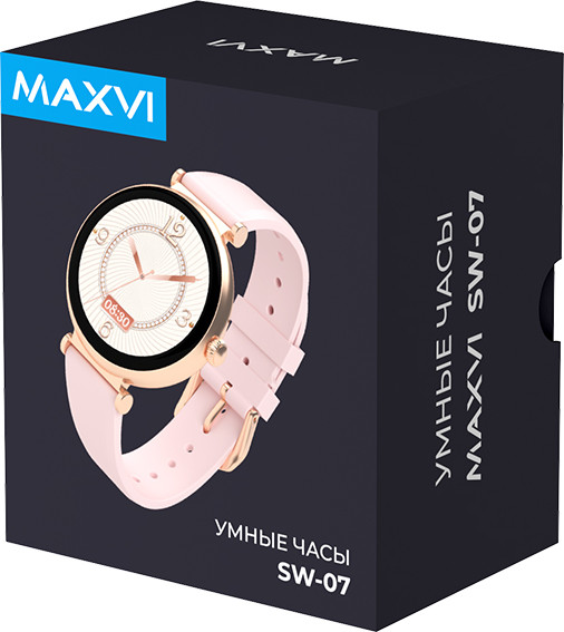 Изображение товара Умные часы Maxvi SW-07 (розовое золото)
