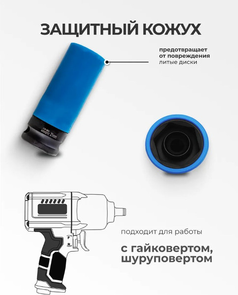 Изображение товара Головка слесарная Forsage F-4458521C