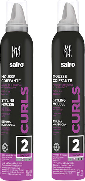 Изображение товара Мусс для укладки волос Sairo Curls Styling Mousse Для создания локонов (2x300мл)