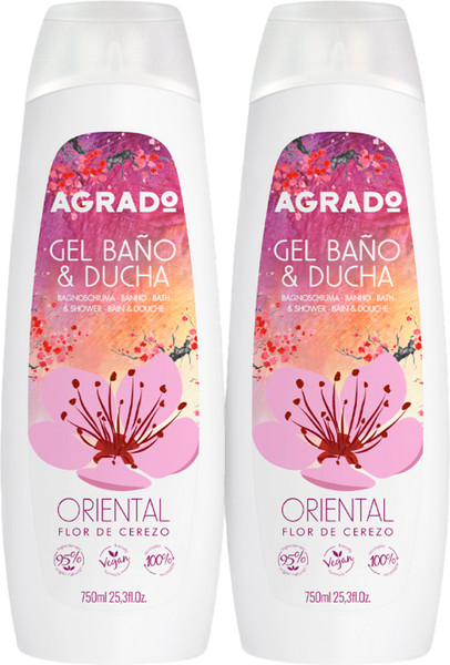 Изображение товара Набор гелей для душа Agrado Bath & Shower Gel Oriental (2x750мл)