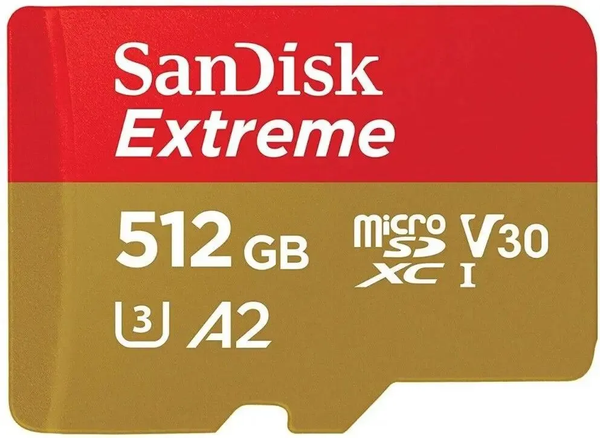 Изображение товара Карта памяти SanDisk Extreme MicroSDXC 512GB (SDSQXAV-512G-GN6MN)