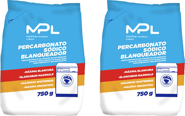 Изображение товара Пятновыводитель-отбеливатель кислородный MPL Отбеливатель-пятновыводитель с активным кислородом (2x750г)