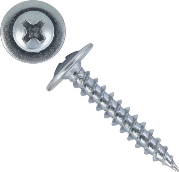 Изображение товара Саморез MFIX С прессшайбой 4.2x13 острый оцинкованный (1000шт)