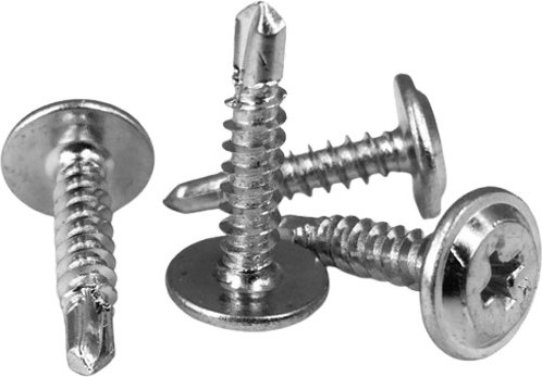 Изображение товара Саморез MFIX С прессшайбой 4.2x13 сверло оцинкованный (1000шт)