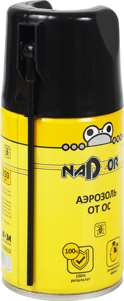 Изображение товара Аэрозоль от насекомых Nadzor Дихлофос №1 от ос (250мл)