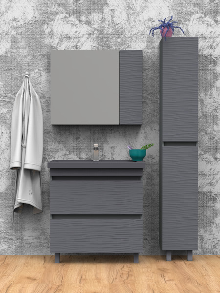 Изображение товара Шкаф с зеркалом для ванной АВН Тоскана 70 / 94.08 (8)