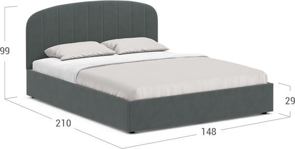 Изображение товара Полуторная кровать Moon Family 1262 / MF012429