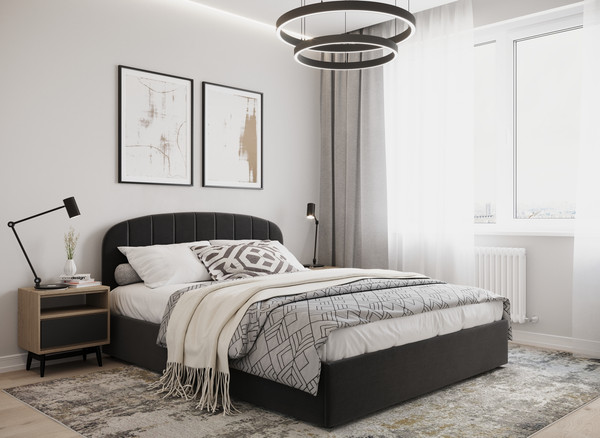 Изображение товара Двуспальная кровать Moon Family 1262 / MF012473