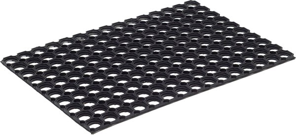 Изображение товара Коврик грязезащитный Sundays Home Ячейка 100x200x1.6см / 93682 (черный)