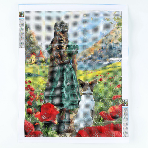 Изображение товара Набор алмазной вышивки Школа талантов Изумрудная фантазия / 10656196