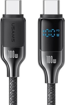 Изображение товара Кабель Usams HX Series SJ742 Type-C-Type-C (1.2м, черный)