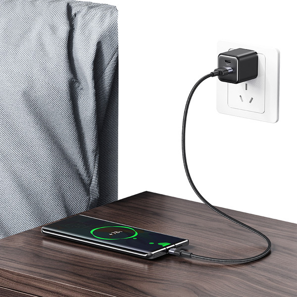 Изображение товара Кабель Usams SY Series SJ718 Type-C (1.2м, черный)