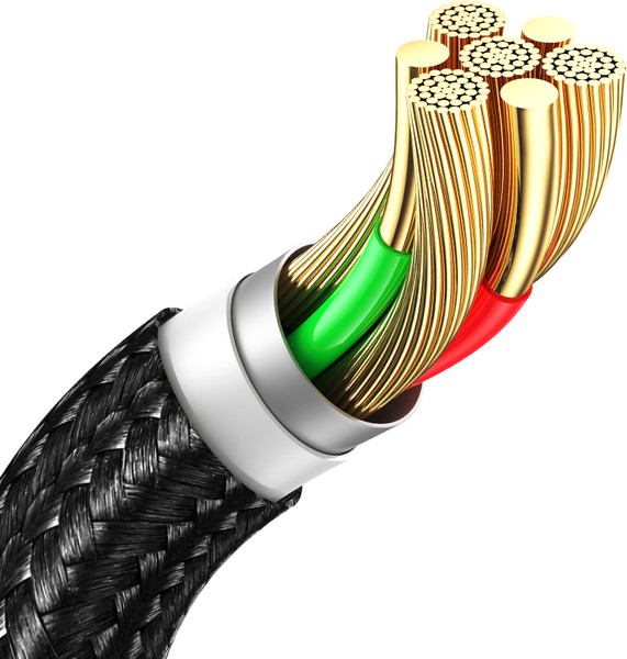 Изображение товара Кабель Usams SY Series SJ724 Type-C-Type-C (1.2м, черный)