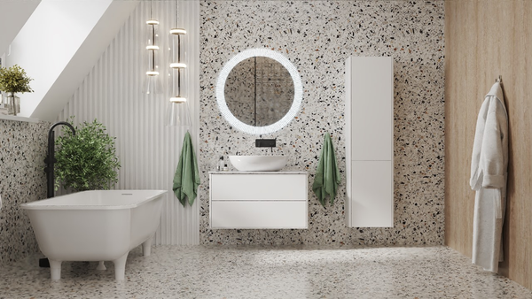 Изображение товара Ванна из искусственного мрамора Belux Саламанка ВС-1700 (18, белый матовый)