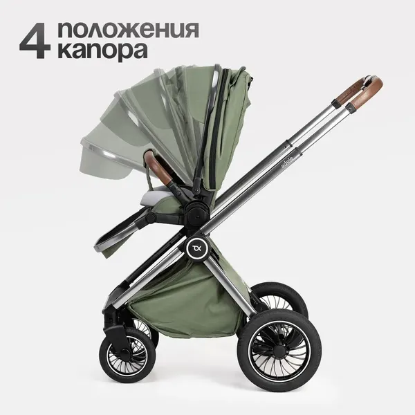 Изображение товара Детская универсальная коляска Tomix Adele 2 в 1 / S760/2 (оливковый)