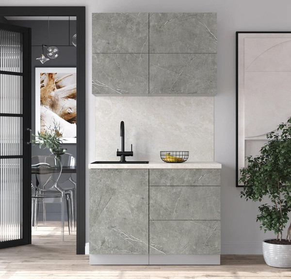 Изображение товара Кухонный гарнитур Интерлиния Мила Шато 1.1А (керамика/керамика/опал светлый)