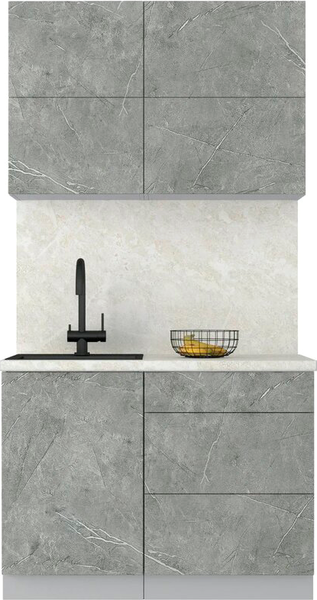 Изображение товара Кухонный гарнитур Интерлиния Мила Шато 1.1А (керамика/керамика/опал светлый)