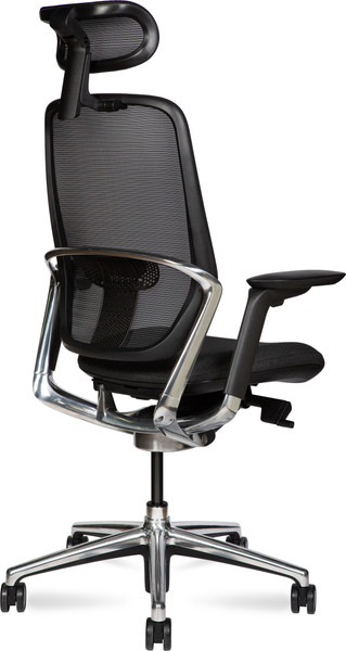 Изображение товара Кресло офисное Norden Hertz / HN01TDA-D01 (черный, сетка/черный, пластик/алюминий, база)
