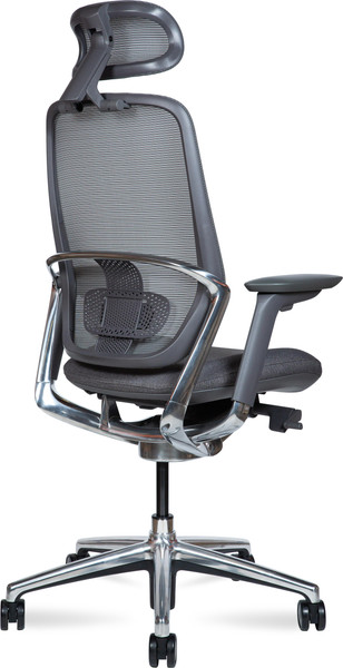 Изображение товара Кресло офисное Norden Hertz / HN01TDA-D03 (серый, сетка/черный, пластик/алюминий, база)