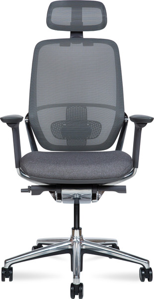 Изображение товара Кресло офисное Norden Hertz / HN01TDA-D03 (серый, сетка/черный, пластик/алюминий, база)