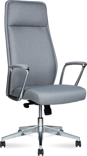 Изображение товара Кресло офисное Norden Liverpool New Grey Fabric / L347HCA-1-grey fabric (алюминий, база/серый, ткань)