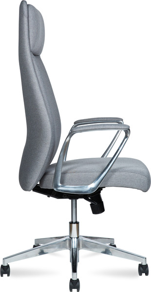 Изображение товара Кресло офисное Norden Liverpool New Grey Fabric / L347HCA-1-grey fabric (алюминий, база/серый, ткань)