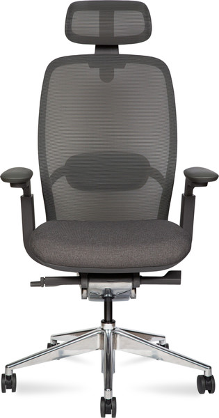 Изображение товара Кресло офисное Norden Tesla Aluminium / NX01TDA-D03 (серый, сетка/серый, ткань/алюминий, база)