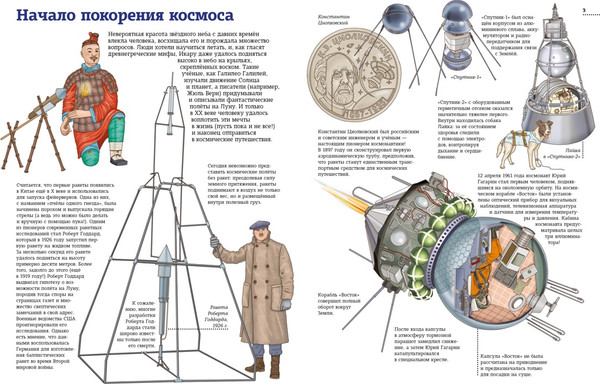 Изображение товара Энциклопедия Махаон Человек и космос. Атлас покорения Вселенной, твердая обложка (Барсотти Илария)