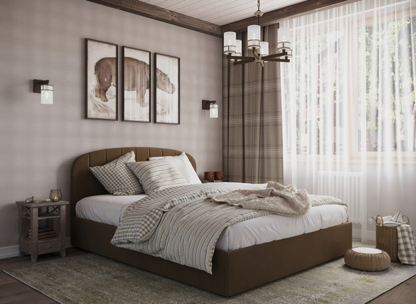 Изображение товара Двуспальная кровать Moon Family 1262 / MF012253