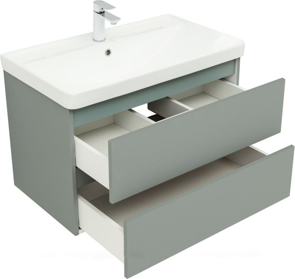 Изображение товара Тумба под умывальник Aquanet Вега 2.0 90 / 337962 (мисти грин)