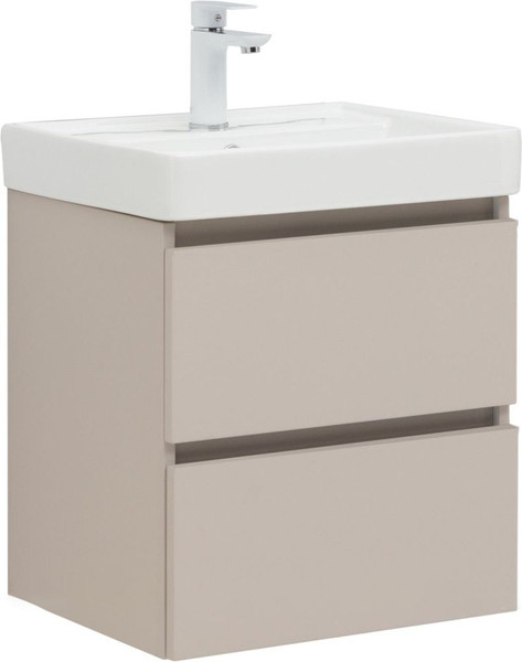 Изображение товара Тумба под умывальник Aquanet Вега 2.0 50 / 337940 (бежевый)